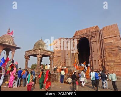 extérieur du temple bhojpur shiv bhopal madhya pradesh inde Banque D'Images