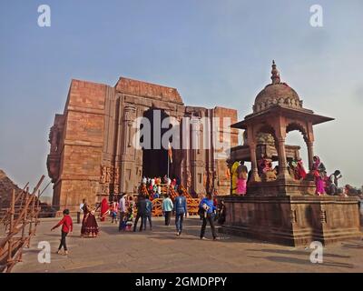 extérieur du temple bhojpur shiv bhopal madhya pradesh inde Banque D'Images