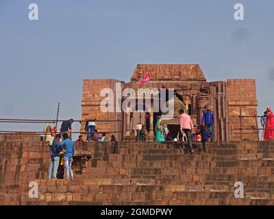 extérieur du temple bhojpur shiv bhopal madhya pradesh inde Banque D'Images