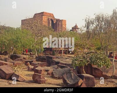 extérieur du temple bhojpur shiv bhopal madhya pradesh inde Banque D'Images