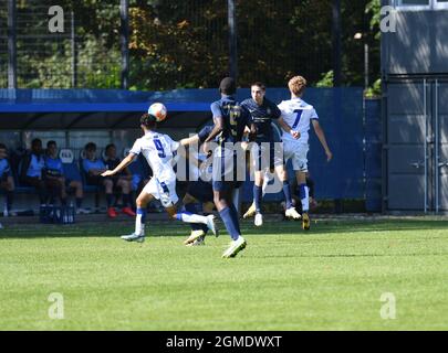 KSC B-Junioren Bundesliga U17 gegen 1860 München Karlsruhe Wildpark 18. Septembre 2021 Ligue des jeunes Banque D'Images