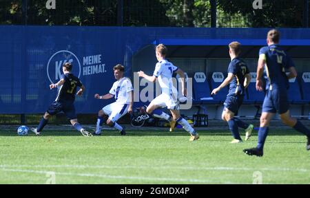 KSC B-Junioren Bundesliga U17 gegen 1860 München Karlsruhe Wildpark 18. Septembre 2021 Ligue des jeunes Banque D'Images