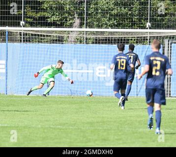 KSC B-Junioren Bundesliga U17 gegen 1860 München Karlsruhe Wildpark 18. Septembre 2021 Ligue des jeunes Banque D'Images