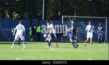 KSC B-Junioren Bundesliga U17 gegen 1860 München Karlsruhe Wildpark 18. Septembre 2021 Ligue des jeunes Banque D'Images