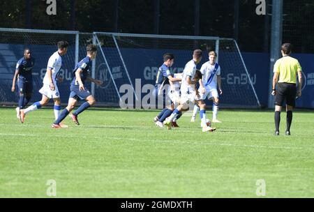 KSC B-Junioren Bundesliga U17 gegen 1860 München Karlsruhe Wildpark 18. Septembre 2021 Ligue des jeunes Banque D'Images