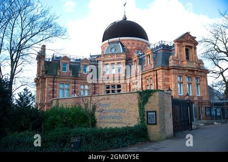 Royal Observatory, Greenwich Park, Londres, Royaume-Uni. Banque D'Images