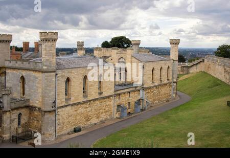 le palais de justice à l'intérieur du spectaculaire château de lincoln dans la ville de lincoln Banque D'Images