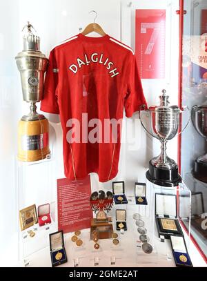 Kenny Dalglish souvenirs de football. Banque D'Images