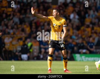 Wolverhampton, Royaume-Uni. 18 septembre 2021. Wolverhampton Conor Coady lors du match de la Premier League entre Wolverhampton Wanderers et Brentford à Molineux, Wolverhampton, Angleterre, le 18 septembre 2021. Photo par Andrew Aleksiejczuk/Prime Media Images. Crédit : Prime Media Images/Alamy Live News Banque D'Images