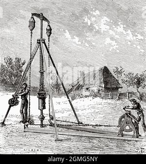 forage-de-puits-d-eau-au-xixe-si-cle-syst-me-fran-ais-ancienne