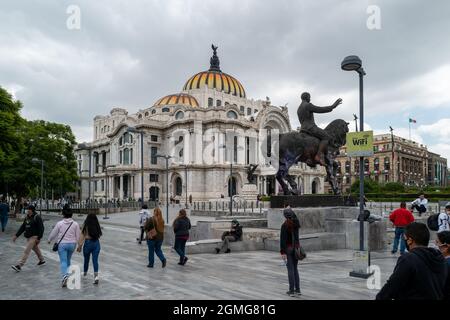 Palacio de Bellas Artes, Mexico City Banque D'Images