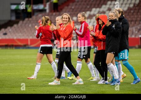 Cottbus, Allemagne. 18 septembre 2021. Après le jeu de qualification WM entre l'Allemagne et la Bulgarie au Stadion der Freudschaft le 18 septembre 2021 à Cottbus, Allemagne crédit: SPP Sport Press photo. /Alamy Live News Banque D'Images