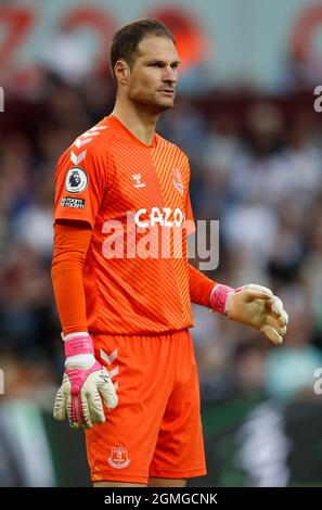 Birmingham, Angleterre, le 18 septembre 2021. Asmir Begovic d'Everton pendant le match de la Premier League à Villa Park, Birmingham. Le crédit photo doit être lu : Darren Staples / Sportimage Banque D'Images