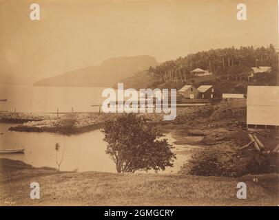 1885 photo de l'île principale, UTU Vavaʻu, à Vava'u, un groupe de plus de 50 îles à Tonga, à environ 150 miles au nord de Tongatapu. Banque D'Images