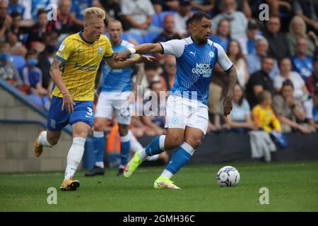 Peterborough, Royaume-Uni. 18 septembre 2021. Au championnat EFL de Peterborough United et Birmingham City, au Weston Homes Stadium, Peterborough, Cambridgeshire. Crédit : Paul Marriott/Alay Live News Banque D'Images