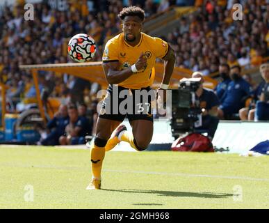 Wolverhampton, Angleterre, 18 septembre 2021. Adama Traore de Wolverhampton Wanderers lors du match de la première ligue à Molineux, Wolverhampton. Le crédit photo doit être lu : Darren Staples / Sportimage Banque D'Images