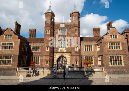 Abbot's Hospital, également appelé l'hôpital de la Sainte Trinité, une élève de 1 bâtiment jacobéen et de charité à Guildford, Surrey, UK Banque D'Images