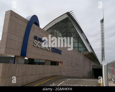 Glasgow Science Centre, Pacific Quay, Glasgow, Écosse, Royaume-Uni, Europe Banque D'Images