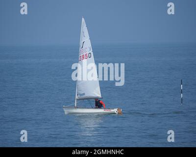 Sheerness, Kent, Royaume-Uni. 19 septembre 2021. Météo au Royaume-Uni : une journée ensoleillée à Sheerness, Kent. Crédit : James Bell/Alay Live News Banque D'Images