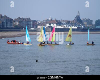 Sheerness, Kent, Royaume-Uni. 19 septembre 2021. Météo au Royaume-Uni : une journée ensoleillée à Sheerness, Kent. Crédit : James Bell/Alay Live News Banque D'Images