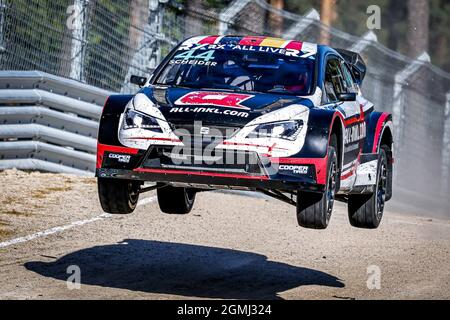 44 SCHEIDER Timo (DEU), équipe ALL-INKL.COM Munnich Motorsport, action pendant le RX mondial de Riga, Lettonie. , . Championnat du monde de la FIA, FIA WRX, du 18 au 19 septembre sur le Bikernieku Kompleksa Sporta Baze, à Riga, Lettonie - photo: Paulo Maria/DPPI/LiveMedia crédit: Agence photo indépendante/Alamy Live News Banque D'Images