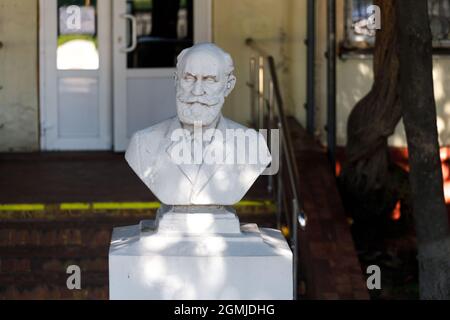 Russie Tuapse 07.07.2021 Monument au premier physiologiste russe Ivan Pavlov lauréat du prix Nobel. Photo de haute qualité Banque D'Images