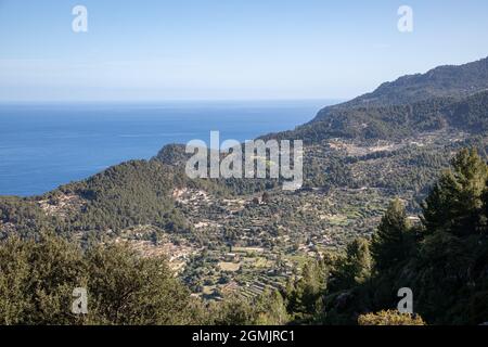 Randonnée autour du puig de galatzo, Majorque Banque D'Images