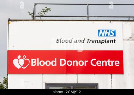 NHS Centre de donneurs de sang et de sang de transplantation. Le Centre de don de sang est situé sur le site de transfusion de Bristols Southmead Hospitaldonating et est l'un des 23 principaux Banque D'Images