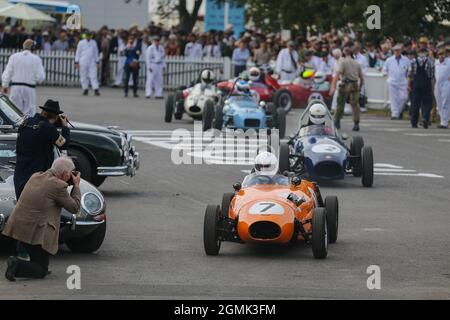 Goodwood Motor circuit 17 septembre 2021. #7 Duncan Rabagliati, 1959 Alexis-BMC HF1 pendant le Goodwood Revival Goodwood, Chichester, Royaume-Uni Banque D'Images