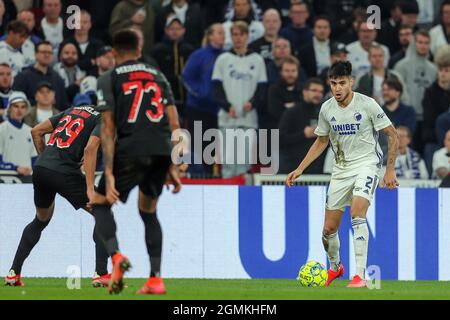 Copenhague, Danemark. 19 septembre 2021. Kevin diks (2) du FC Copenhagen vu lors du match 3F Superliga entre le FC Copenhagen et le FC Midtjylland à Parken à Copenhague. (Crédit photo : Gonzales photo/Alamy Live News Banque D'Images