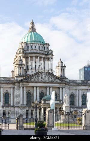 Hôtel de ville de Belfast, Donegall place, ville de Belfast, Irlande du Nord, Royaume-Uni Banque D'Images