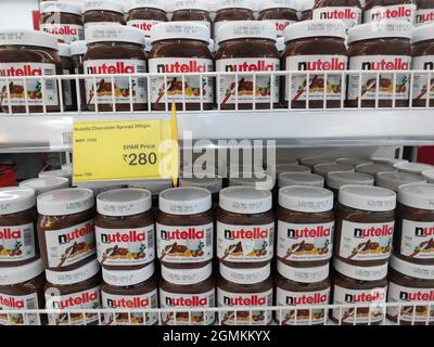 New Delhi, Inde, 21 février 2020:- Nutella dans un supermarché Banque D'Images