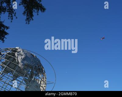 The Unisphere - Flushing Meadows , Corona Park, Queens New York septembre 2021 Banque D'Images