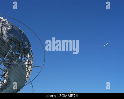 The Unisphere - Flushing Meadows , Corona Park, Queens New York septembre 2021 Banque D'Images