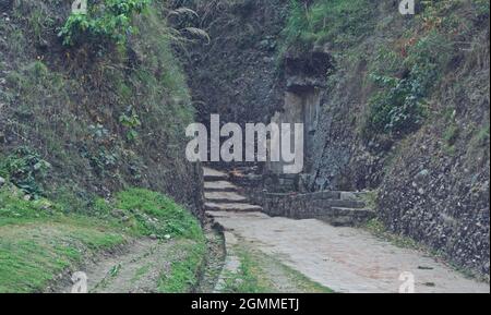 vestiges de kangra fort himachal pradesh Banque D'Images