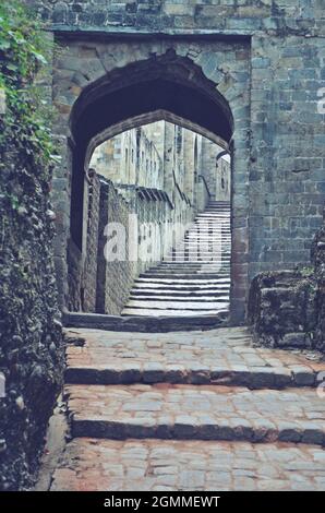 vestiges de kangra fort himachal pradesh Banque D'Images