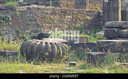 vestiges de kangra fort himachal pradesh Banque D'Images