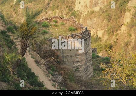 vestiges de kangra fort himachal pradesh Banque D'Images