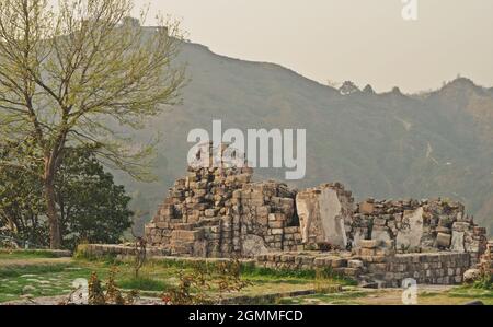 vestiges de kangra fort himachal pradesh Banque D'Images