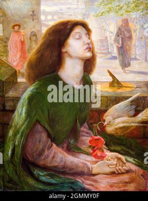 Beata Beatrix, peinture de Dante Gabriel Rossetti et Ford Madox Brown, 1877 Banque D'Images