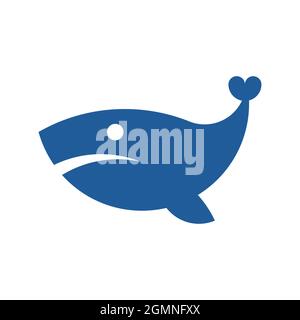 Baleine à vecteur dans un style doré. Illustration modifiable Illustration de Vecteur