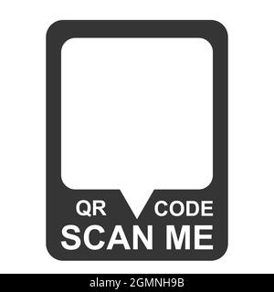 Scanner le modèle de code QR smartphone application mobile paiement et téléphone Illustration de Vecteur