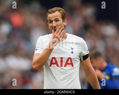 19 septembre 2021 - Tottenham Hotspur v Chelsea - The Premier League Harry Kane lors du match de la Premier League au stade Tottenham Hotspur. Crédit photo : © Mark pain / Alamy Live News Banque D'Images