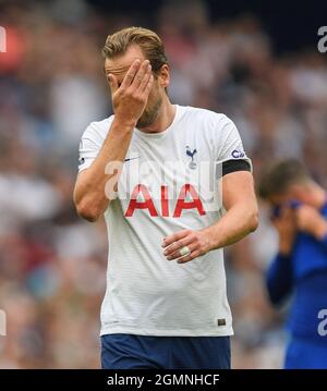 19 septembre 2021 - Tottenham Hotspur v Chelsea - The Premier League Harry Kane lors du match de la Premier League au stade Tottenham Hotspur. Crédit photo : © Mark pain / Alamy Live News Banque D'Images