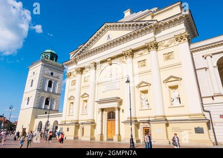 Kosciol Akademicki sw Anny, église Sainte-Anne, Varsovie, Pologne Banque D'Images