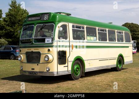 Rassemblement provincial de bus Stokes Bay, Gosport Banque D'Images