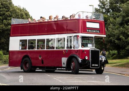 Rassemblement provincial de bus Stokes Bay, Gosport Banque D'Images