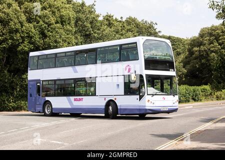 Rassemblement provincial de bus Stokes Bay, Gosport Banque D'Images