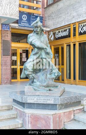 Radom, Pologne - 7 juin 2021 : statue de Jan Kilinski. Un des commandants du soulèvement de Kosciuszko en 1794 contre la garnison russe à Varsovie. Banque D'Images