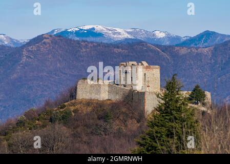 Forte Puin, une des fortifications sur les collines de Gênes, en Italie Banque D'Images